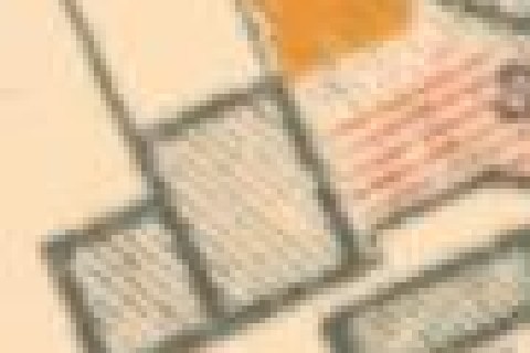 The map's print hatching, pixel by pixel